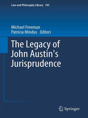 cover image of The Legacy of John Austin's Jurisprudence